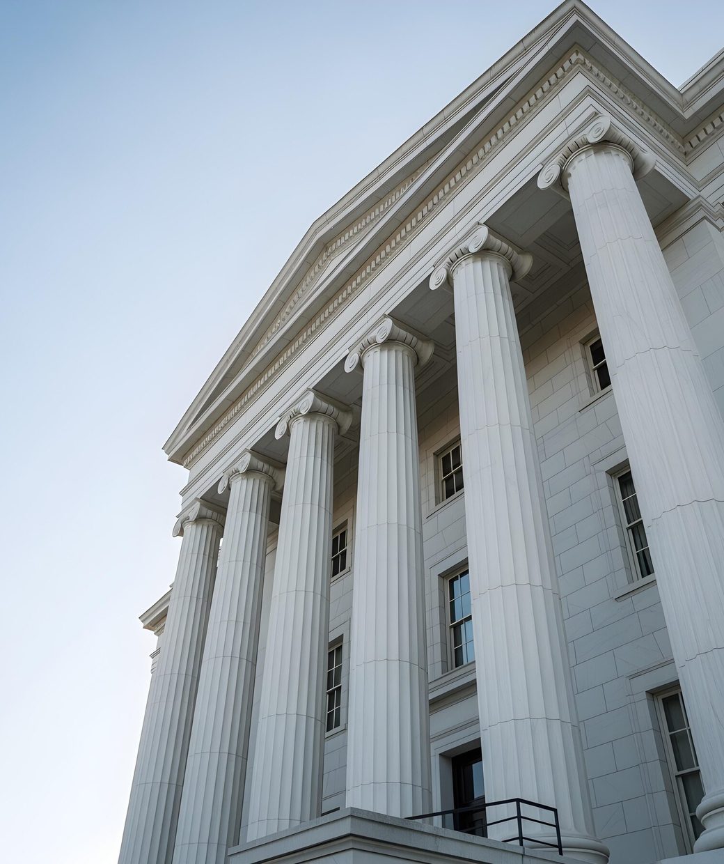 Franklin County courthouse columns, Columbus, Ohio